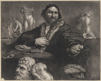 KG 04856
<br/>
Portret Andrea Odoni
<br/>
<em>Visscher, Cornelis (1629-1658)</em>